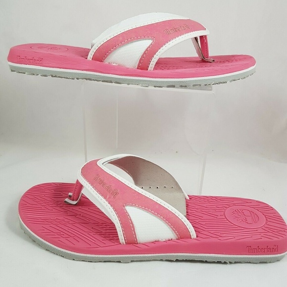 timberland pink sandals